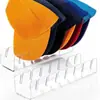 Suporte Personalizado de Acrílico para Boné de Baseball Bolsa de Armazenamento para Chapéus Rack de Exibição para Bonés de Baseball Rack de Armazenamento