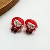 Laço de Cabelo de Natal Infantil Headwear Menina Fofo Desenho Animado Tendão de Borracha Corda de Cabelo Boneco de Neve Bebê Velho Acessórios de Cabelo