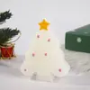 Vela Aromática em Formato de Árvore de Natal Decoração Criativa de Natal Enfeite Vela para Atmosfera da Casa Lembrança Presente