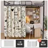 Cortinas de quarto, cortinas de cama de estudante, cortinas de beliche inferior, cortinas de beliche superior, cortinas de escrivaninha, cortinas blackout, dosséis de cama, fechamentos de escrivaninha e cama de dormitório, cortinas de tecido
