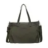 Bolso tote de moda estilo coreano para mujer, nuevo bolso cruzado casual de lona de moda para el verano 2026, bolso de hombro texturizado