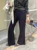 Pantalones acampanados de otoño de cintura alta adelgazantes hasta el suelo para mujer, nuevos pantalones de campana deportivos casuales 2026 con efecto de caída, ropa para mujer