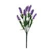Cross-border europeu estilo lavanda artificial decoração suave falsa planta verde planta verde planta artificial Parede sala de estar casa lavanda roxa