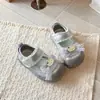 Sandalias Deportivas para Niñas 2026 Verano Nuevo Estilo Moño Sandalias Princesa Niños Suela Suave Punta Abierta Zapatos de Malla para Bebé