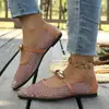 Ropa Transfronteriza Europea y Americana 2026 Sandalias Casuales Huecas Talla Grande Suela Suave Nuevo Viaje Diario Fondo Plano Venta al por Mayor Talla Grande