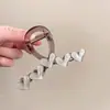 Pinza de Garra de Acrílico Estilo Coreano para Mujer 2025 Nuevo Tamaño Grande para Cabello Grueso, Pinza de Tiburón de Gama Alta para la Parte Posterior de la Cabeza
