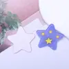Estilo Japonês Fofo Desenho Animado Colorido Estrela Acrílico Impressão DIY Corrente para Celular Clipe Lateral Grampo de Cabelo Acessórios de Colar