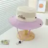 Chapéu de Rede de Pescador de Montanhismo Infantil Coreano Chapéu de Bacia com Proteção Solar para Uso Externo no Verão Chapéu de Sol Esportivo Versátil da Moda Bebê