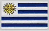 En Stock Comercio Exterior Brazaletes Bordados de Bandera Nacional, Parches de Bandera para Gorra, Parches Bordados de Bandera para Mochila, Descuento