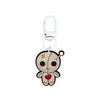 Llavero de Goma Suave de Fantasma de Halloween Dibujado Hebilla de Puerta en Forma de 8 en Forma de U Llavero Pinza de Langosta Figura de Muñeco Hebilla Colgante Adorno