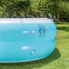 Vendas Diretas da Fábrica Mufs Venda Quente 150cm Piscina Redonda de Brinquedo Inflável de PVC em Forma de 8 com Dois Anéis