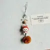 Nueva Cadena para Teléfono Labubu de Dibujos Animados Tridimensional, Llavero Lindo de Silicona Suave, Colgante para Bolso, Regalo para Parejas y Mejores Amigos