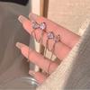 Sweet Lady Rhinestone Bow Long Tassel Brincos Elegantes Femininos High-end Light Luxury Brincos Pequenas Jóias Frescas