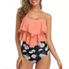 Biquíni Sexy de Amarrar para Férias na Praia Três Peças Novo Estilo Europeu e Americano Mais Vendido na Amazon