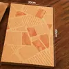 Almofada de Papel Absorvente de Óleo Comercial para Salgadinhos Fritos, Papel de Prato à Prova de Óleo para Pão, Papel Manteiga para Assar, Especial para Frango Frito na Cozinha
