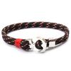 Nueva Pulsera Paracord de 550 Libras Tejida a Mano para Pareja Europea y Americana para Hombre y Mujer Retro Ancla Pulsera Trenzada