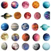 50 Piezas de Pegatinas de Planeta para Mascotas, Materiales Transparentes Impermeables para Diario, Pegatinas Decorativas DIY para Marco de Fotos de Copa de Vidrio en Stock