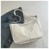 Bolso de Hombro de Pana de Nuevo Estilo Relajado para Mujer, Bolso Cruzado de Gran Capacidad, Bolso Tote Rayado de Moda Coreana para Viajes, Moderno