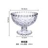 Taça de Sorvete de Pé Alto com Miçangas Xiaozhong para Casa Verão de Alto Valor para Mulheres Smoothie Iogurte Sorvete Sobremesa Copo de Vidro