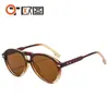 26 Gafas de Sol Nuevas de Moda con Montura Aviador de Doble Puente, Gafas de Sol Personalizadas Retro Estilo Ins para Protección Solar Casual al Aire Libre, Modernas 89320