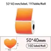 Papel Térmico Colorido Criativo com Gradiente Phomemo M110 Autoadesivo Transfronteiriço Papel Térmico Venda por Atacado