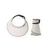 Envío Gratis Sombrero de Sol para Verano para Mujer Anti-UV para Ciclismo Ala Ancha Cubre Rostro Plegable Parte Superior Abierta Sombrero de Sol