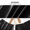 Pantalones cortos negros de cuero PU personalizados, estilo fresco y minimalista para mujer, nuevo modelo de otoño 2026, de cintura alta, adelgazantes, holgados y versátiles