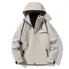 2026 Nueva Chaqueta de Montañismo Tres en Uno para Mujer con Forro Desmontable, Cortavientos, Impermeable, Ropa de Senderismo para Exteriores, Chaqueta de Pareja para Hombre