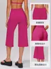 Pantalones Cortos de Yoga de Verano Estilo Europeo Americano para Mujer, Control de Abdomen, Cintura Alta, Secado Rápido, Holgados, Deportivos para Fitness 5555