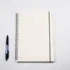 Caderno de negócios transparente em PP com pulseira fosca, diário estudantil estilo ins A5A, caderno espiral personalizado