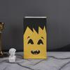 Bolsa de Doces de Halloween Bolso Plano de Couro de Vaca Bolsa de Presente Engraçada Criativa ins Bolsa de Presente para Biscoitos Saco de Papel de Halloween