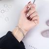 Nova Pulseira Estilo Coreano, Uma Fileira, Duas Fileiras, Três Fileiras de Pulseira Zircônia Flash, Exportação Europeia e Americana Pulseira de Gema Simples Desejo