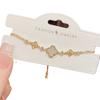 Pulsera Simple Elegante Dulce de Flores Estilo Celebridad de Internet Exquisita Moda Diseño Nicho de Alta Gama