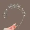 Tiara de estrela com strass de alta qualidade para festa, princesa, acessório de cabelo de liga, peça de cabeça para atmosfera de casamento, noiva, madrinha