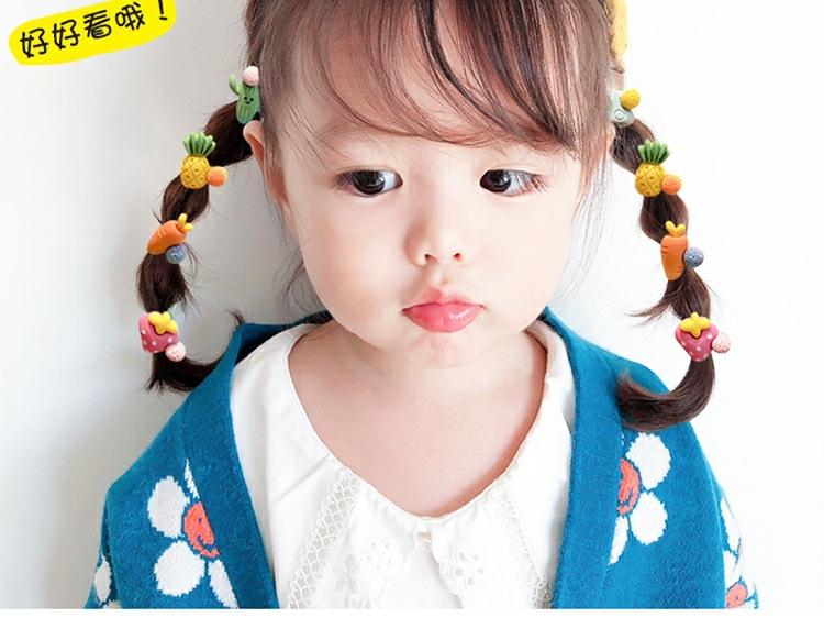 毛绒拇指圈卡通皮筋