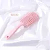 Pente Fofo de Coroa Alta Ferramenta de Styling de Cabelo para Mulheres, Pente de Costela com Almofada de Ar para Styling de Cabelo Longo