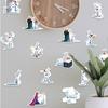 50 Pegatinas de Graffiti de Olaf de Frozen de Dibujos Animados para Teléfono Móvil, Equipaje, Pegatinas Impermeables, Autorización Genuina de Disney