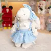 [Apenas Roupas de Bebê] Jely&Cat Boneca Coelho Bonnie Conjunto de Roupa de Neve Branca para Boneca 32cm Substituição
