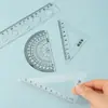 Set Creativo y Lindo de Reglas de Dibujos Animados West Highland para Estudiantes de Primaria, Juego de Cuatro Piezas de Regla y Triángulo, Premios de Papelería