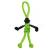 Colgante Creativo y Personalizado de Muñeca Mini Llavero Tejido de Paracord Adorno Tejido Hecho a Mano Accesorio para Llave de Coche