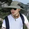 Viseira de Proteção Solar Masculina Verão Proteção Solar Chapéu de Pescador Masculino Chapéu Outdoor Chapéu de Sol Pesca Uv Montanhismo