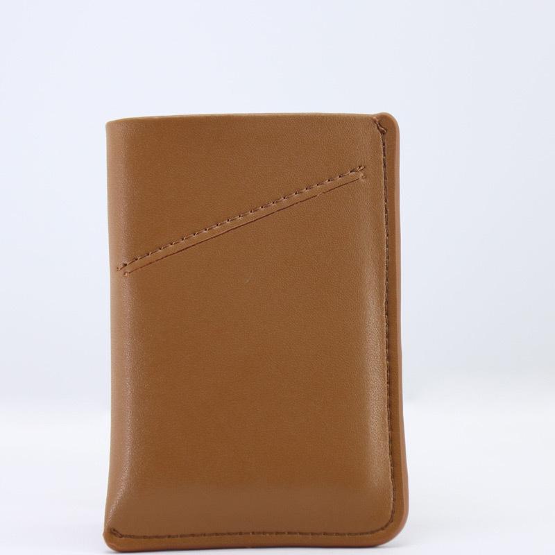 Leather Credit Card Wallet Cow