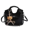 Bolso de Moda Urbano Minimalista con Patrón de Diamantes 2026 Primavera Versátil Nuevo Bolso Cruzado para Mujer para el Trabajo y los Viajes Bolso Cubo