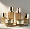 Cosméticos en Stock Botellas de Vidrio Botellas para Loción, Sérum, Esencia Set Botellas de 100g para Crema Facial, Mascarilla Botellas de Relleno para Cuidado de la Piel