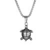 Collar de Tortuga de Acero Inoxidable Colgante de Tortuga Venta Caliente en Amazon AliExpress Accesorios para Llavero SP917-928