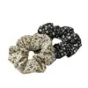 Estilo Coreano Temperamento Floresta Menina Doce Floral Scrunchie Elástico Suave Corda de Cabelo Feminino Simples Fresco Acessórios de Cabelo