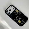 Funda de Teléfono de Margaritas Pequeñas con Pintura de Color UV Graffiti de Nicho Personalizable para iPhone 17/18 Promax Funda Protectora a Prueba de Caídas