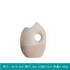 Vaso Cerâmico Pintado à Mão Morandi Minimalista Wabi-Sabi para Uso Comercial Transfronteiriço, Pousada, Decoração Suave de Showroom, Exibição de Arranjo de Flores Secas