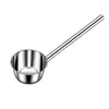 Cucharón de Agua de Acero Inoxidable 304 Engrosado con Mango Largo, Cuchara para Gachas, Recogedor de Agua Extendido de Acero Inoxidable, Cucharón Grande de Agua y Sopa para Cocina Comercial