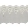227343 Tela de malla Tencel bordado perforado, encaje para falda de ropa de mujer y niño, encaje accesorio para prenda, directo del fabricante